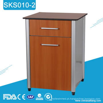 Armário de armazenamento de madeira da cabeceira do hospital SKS010-2
